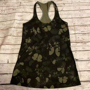COPY - lululemon Cool Racerback Butterfly Camo Size 10